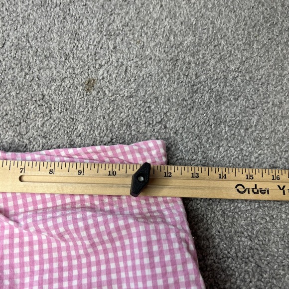 Zara Skirt Womens Small Pink Gingham Check Wrap Asymmetric Mini Lined High Waist - Picture 9 of 14